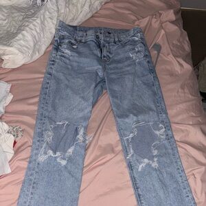 American Eagle Outfitters Blue Straight Leg Jeans